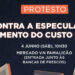 Protesto contra aumento do custo de vida