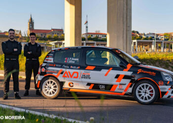João Pedro Sousa e Tiago Silva no Rali de Famalicão