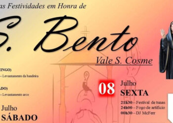 Vale S. Cosme presta homenagem a S. Bento
