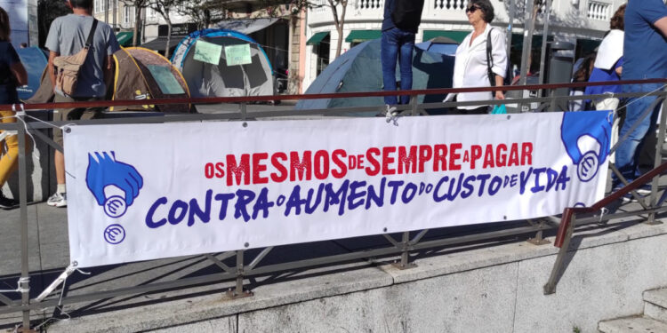 Bracarenses acampam em protesto