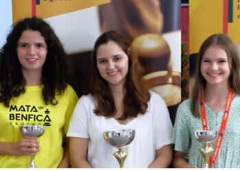 Mariana Silva (CX A2D) nos pódios do Xadrez