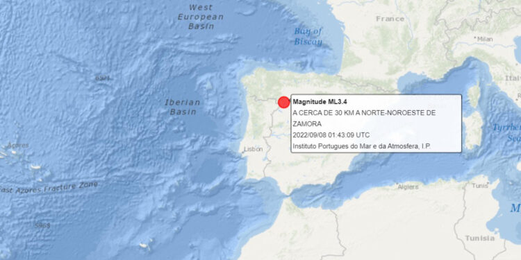 Sismo registado no norte de Portugal