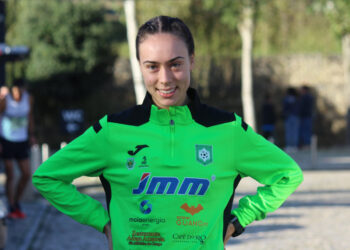 Ana Marinho no pódio