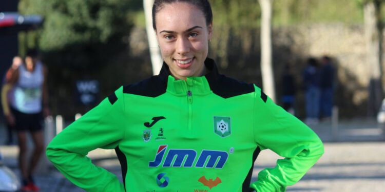 Ana Marinho no pódio