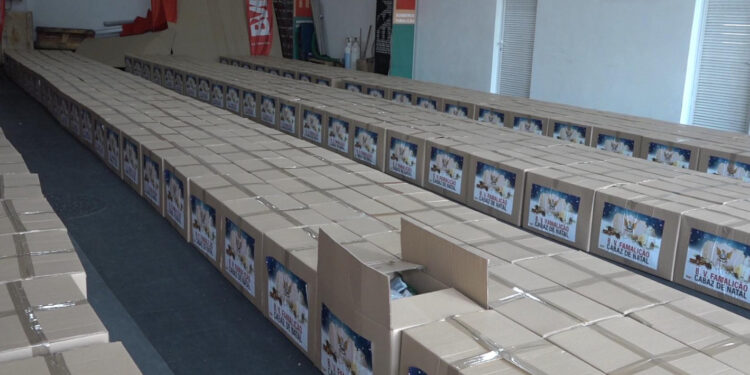 Mesa de Natal mais preenchida