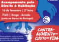 BRAGA: ACAMPAMENTO PELO DIREITO À HABITAÇÃO