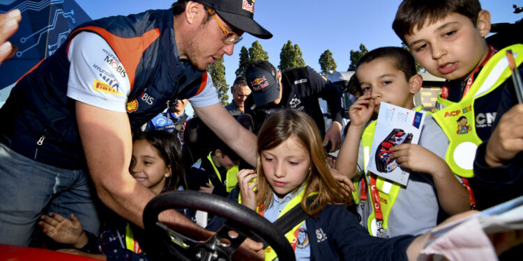 Crianças no Vodafone Rally de Portugal