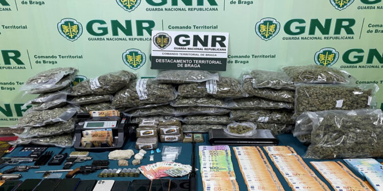 Doze detidos por tráfico