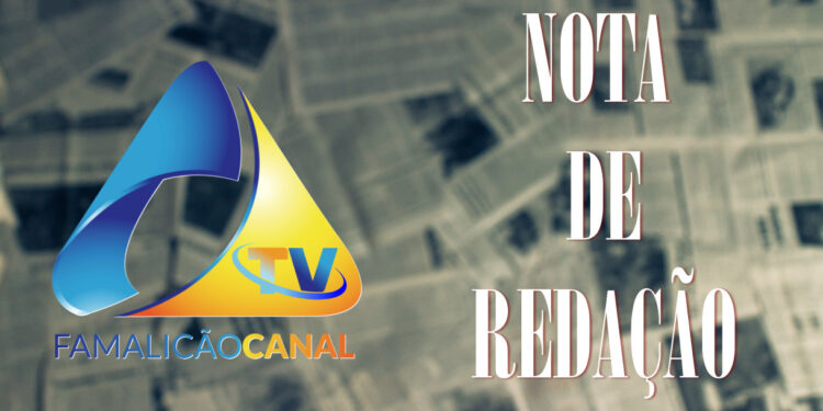 NOTA DA DIRECÇÃO DO FAMALICÃO CANAL TV