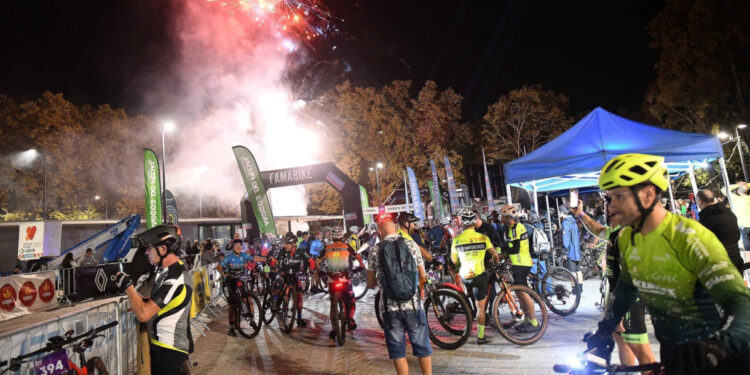 Prova de BTT, na cidade