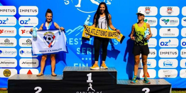 Ana Freitas no pódio