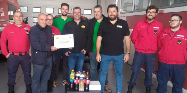 Bombeiros receberam agradecimento