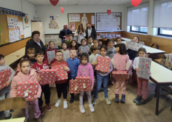 Presentes para os alunos