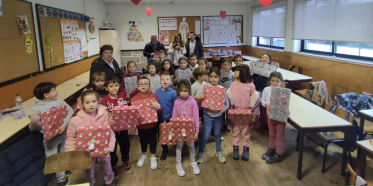 Presentes para os alunos