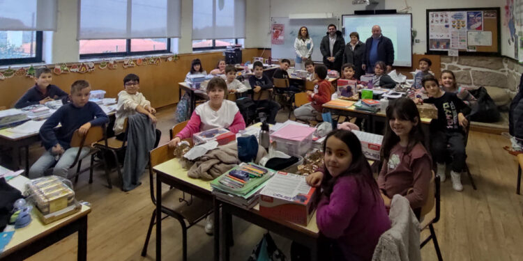 Presentes para os alunos