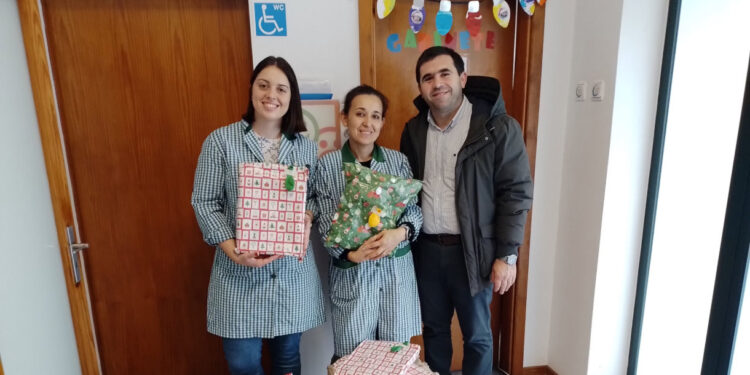 Presentes para os alunos