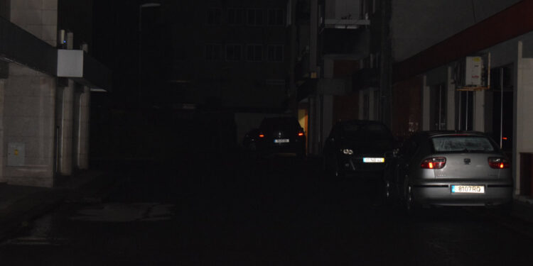 Iluminação Pública desligada