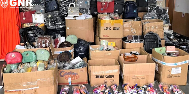 Apreensão de artigos contrafacionados