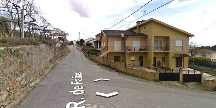 Rua de Fáfias, em Vila Verde