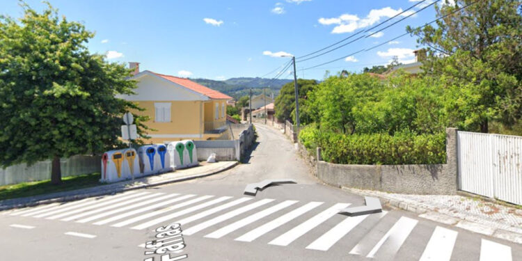 Rua de Fáfias, em Vila Verde