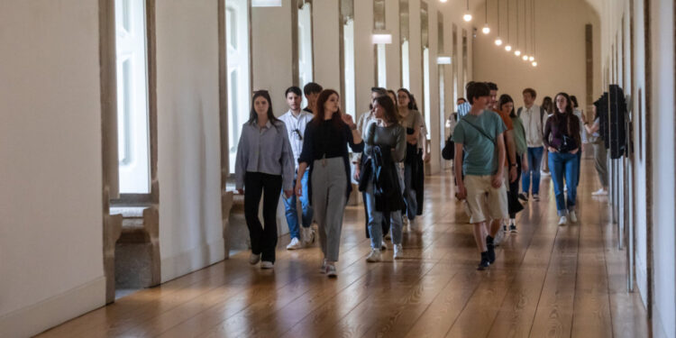 Estudantes eslovenos, em Santo Tirso