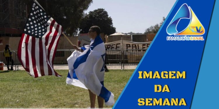 Protestos pró- Israel e pró-Palestina