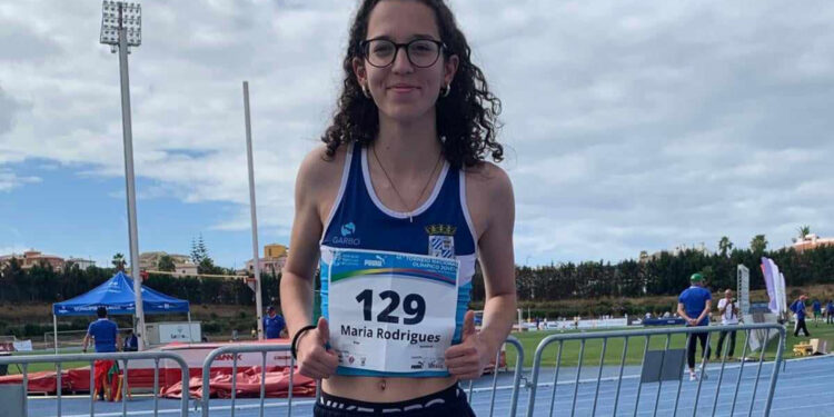 Atleta do Liberdade FC no pódio