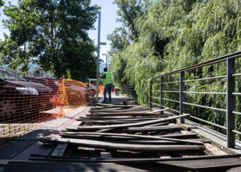 Passeio pedonal e ciclável renovado