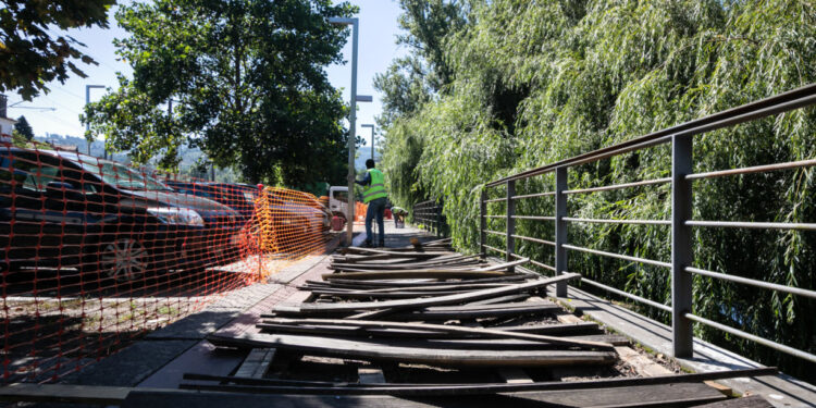 Passeio pedonal e ciclável renovado