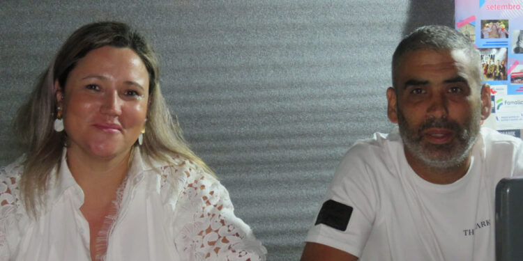 Animação junto ao Rio Guizande