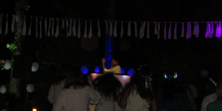 Animação junto ao Rio Guizande