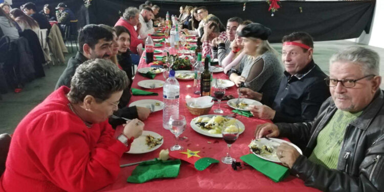 Jantar de Natal, em Novais