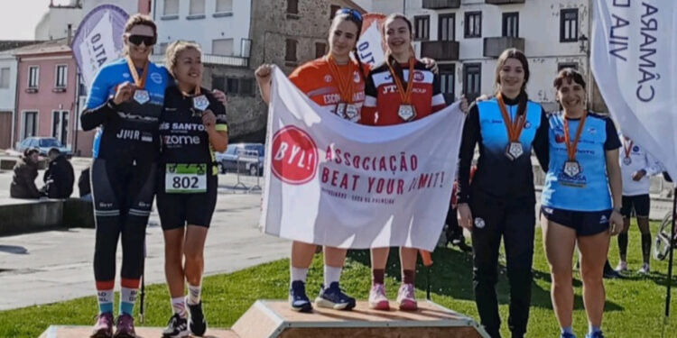 Élia Oliveira em duatlo