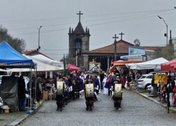 Festa molhada em Landim