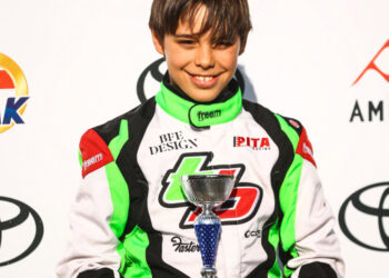 Miguel Martins destaca-se no karting