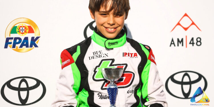 Miguel Martins destaca-se no karting