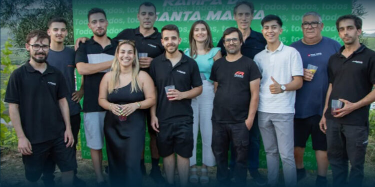 Equipa da Famaconcret em Santa Marta