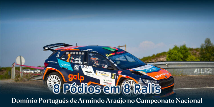 8 Pódios em 8 Ralis