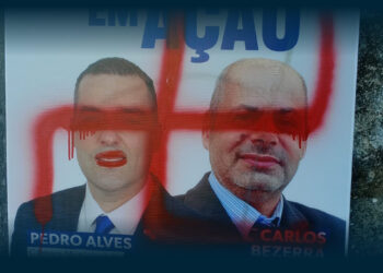 Cartazes do CHEGA Danificados