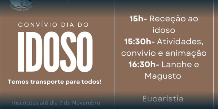 Dia do Idoso Com Tarde de Convívio