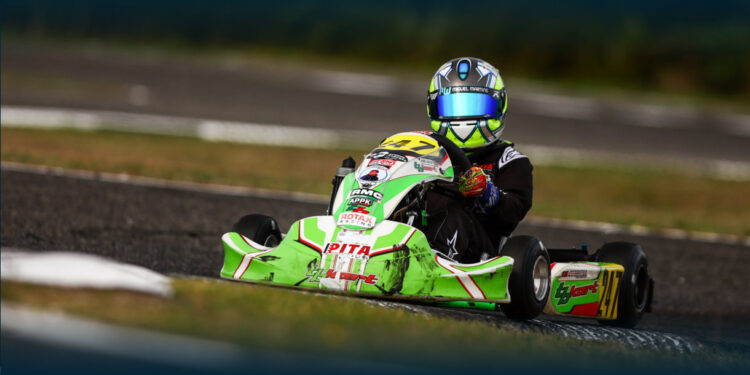 Vice-campeão nacional de karting