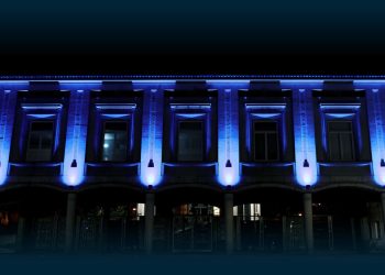 Famalicão Ilumina Paços do Concelho de Azul