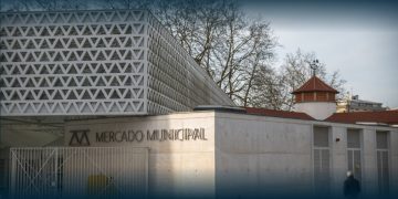 A Praça Mercado em Famalicão