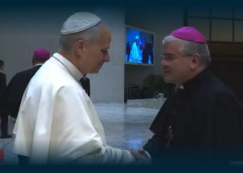 Arcebispo de Braga em Roma com Papa Leão XIV