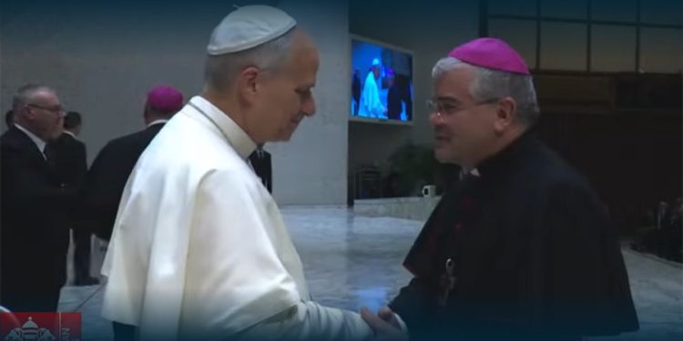 Arcebispo de Braga em Roma com Papa Leão XIV