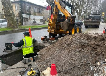 Rebentamento de conduta na Cidade