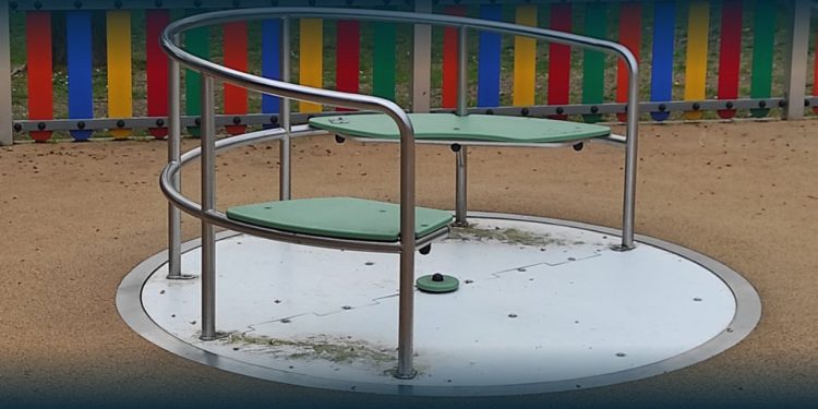 Manutenção urgente nos parques infantis