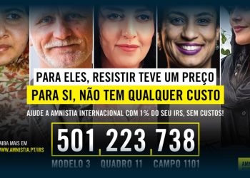 Amnistia Internacional apela à consignação de 1% do IRS