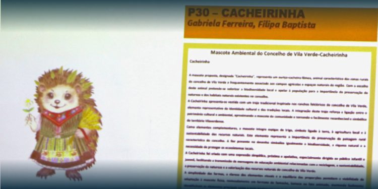 “Cacheirinha” é a Mascote Ambiental de Vila Verde