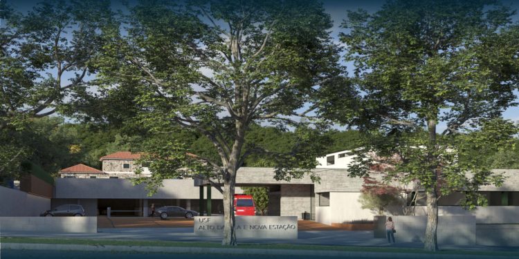 Novo parque de estacionamento junto ao Centro de Saúde